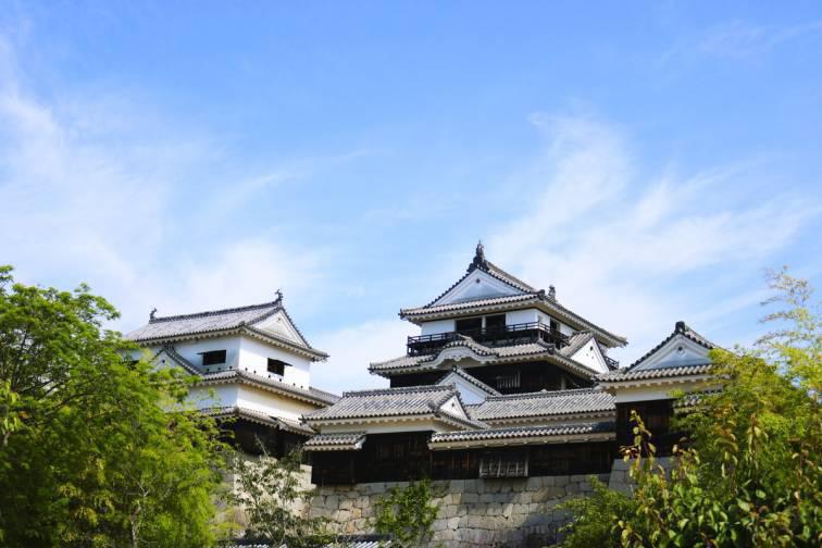 松山城跡．古城登高