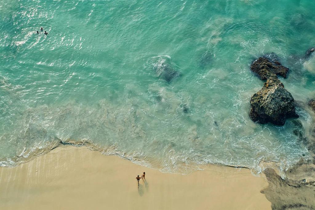 享受庫布海灘時光