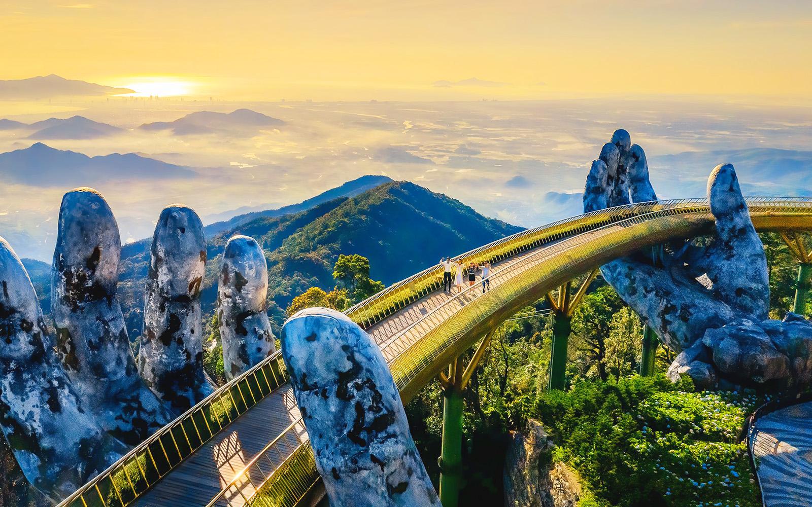 巴拿山．黃金佛手橋 Golden Bridge