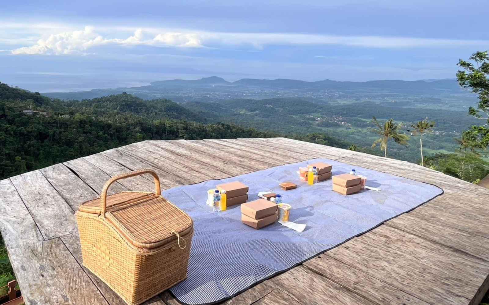 山巒平台野餐