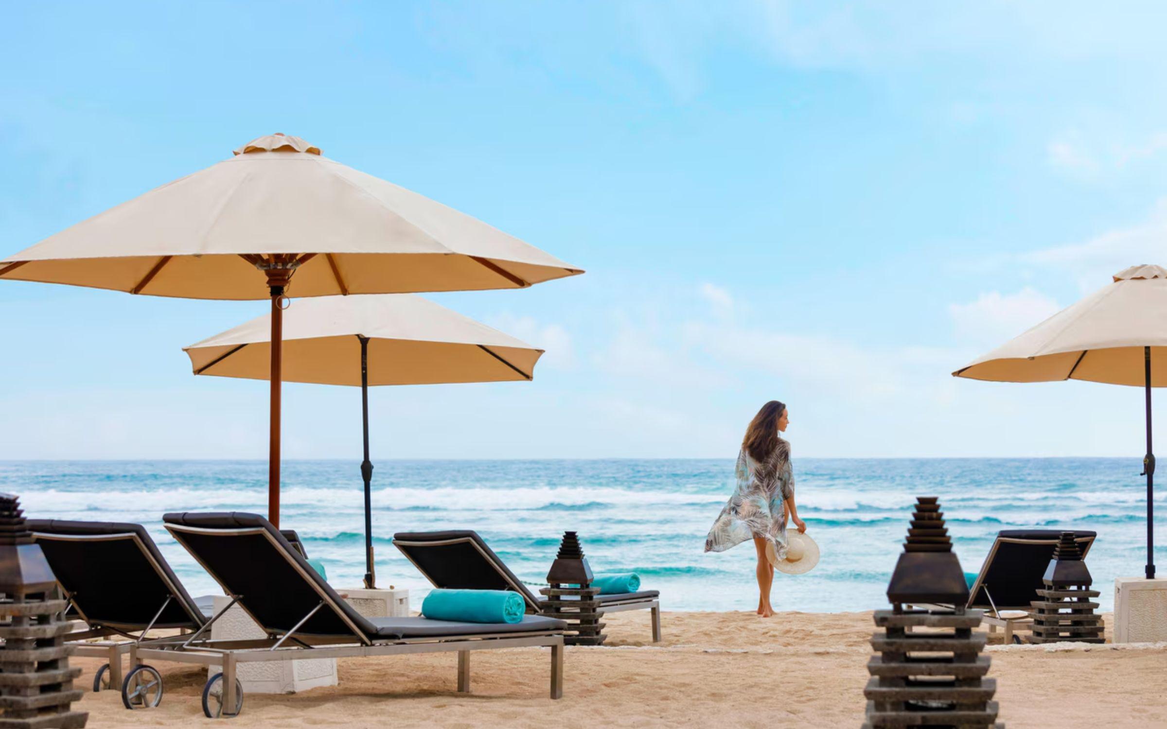 The Ritz-Carlton Bali 飯店私人沙灘