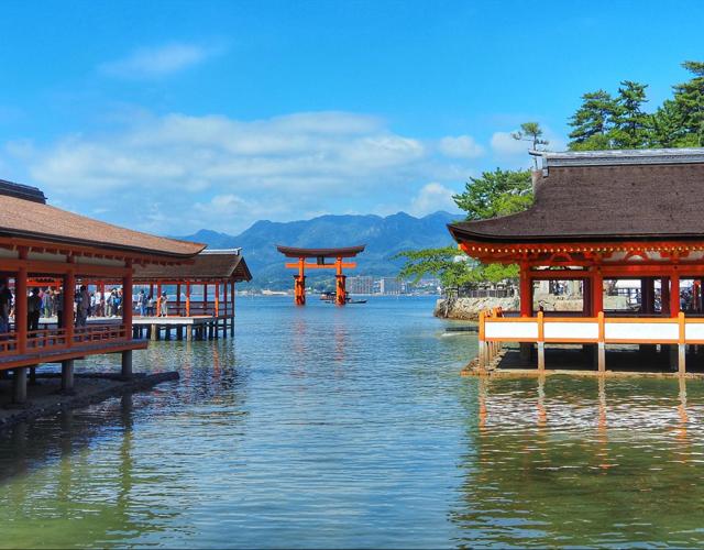 山陽四國跳島雙溫泉|嚴島神社、岡山後樂園、倉敷 5日 - 千光寺纜車、大久野島萌兔、金刀比羅宮、道後古湯溫泉、大步危遊船